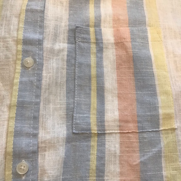 🌿 Francescas Harper Spring Stripe Button Down 🌿 - Picture 4 of 7